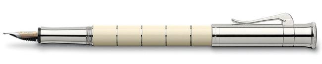 Graf von Faber Castell ANELLO COLLECTION - Resin Ivory - Fountain pen - penna STILOGRAFICA
